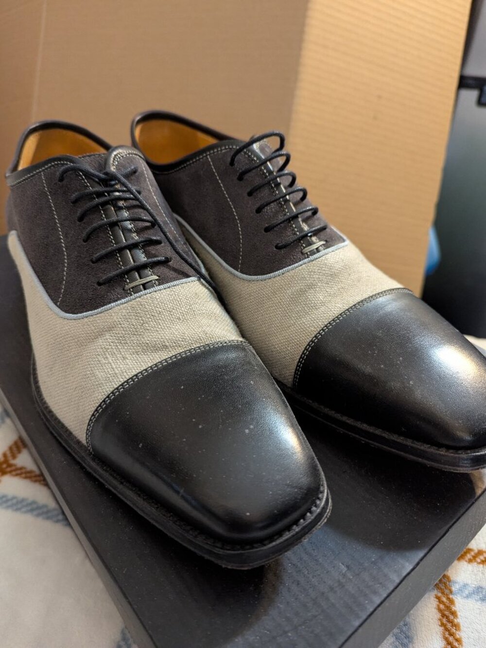 VERO CUOIO Two tone Men's Shoes Size 10 1/2
